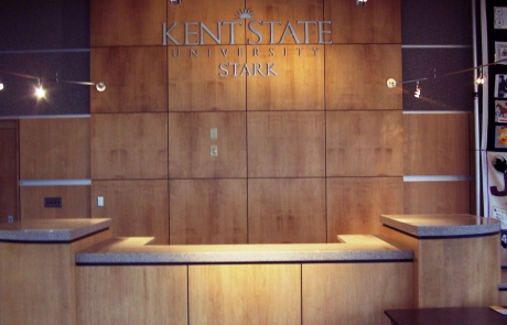 Kent State Stark custom desk
